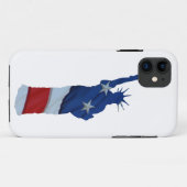 Vrijheidsbeeld op elke kleur Case-Mate iPhone case (Achterkant (horizontaal))