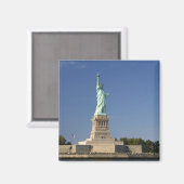 Vrijheidsbeeld op Liberty Island in New 2 Magneet (Voorkant / Achterkant)
