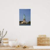Vrijheidsbeeld op Liberty Island in New York Poster (Keuken)