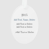 Vrijheidsbeeld Ornament (achterkant)