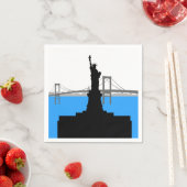 Vrijheidsbeeld papieren servetten (Insitu)