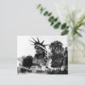 Vrijheidsbeeld Parijs Frankrijk Briefkaart (Staand voorkant)