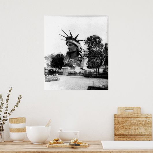 Vrijheidsbeeld Parijs Frankrijk Poster (Keuken)