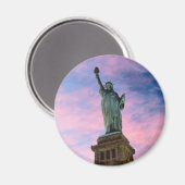 Vrijheidsbeeld Pastel Sky Magneet (Voorkant / Achterkant)