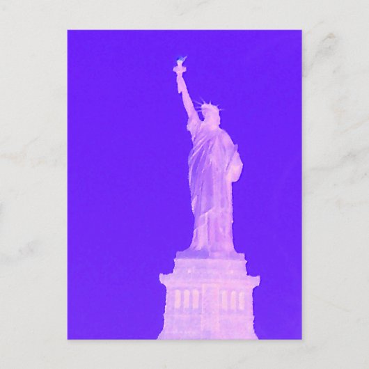 Vrijheidsbeeld Patriottisch Amerika 4 juli Briefkaart (Voorkant)