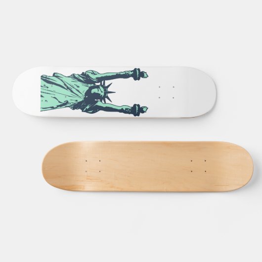 Vrijheidsbeeld Persoonlijk Skateboard (Horizontaal)