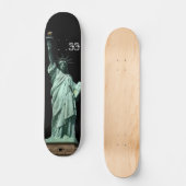 vrijheidsbeeld persoonlijk skateboard (Voorkant)