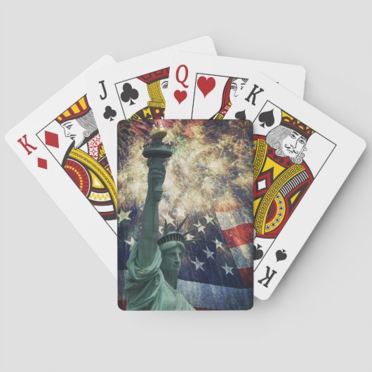 Vrijheidsbeeld Pokerkaarten (Achterkant)