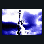 Vrijheidsbeeld Pop Art Poster<br><div class="desc">New York City - United States National and City Symbol Statues,  Monuments and Buildings - Statue of Liberty Photo Artwork</div>