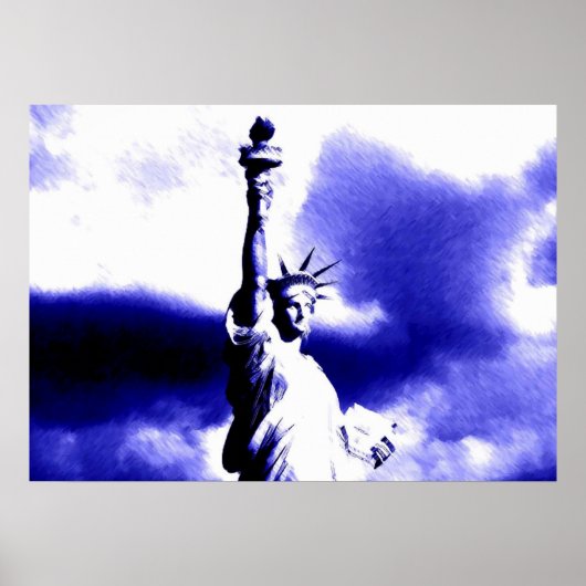 Vrijheidsbeeld Pop Art Poster (Voorkant)