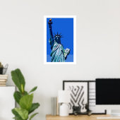 Vrijheidsbeeld Pop Art Poster (Thuiskantoor)