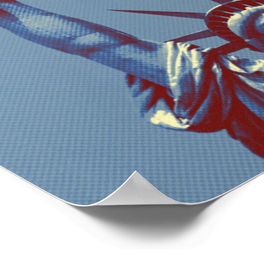 Vrijheidsbeeld Pop Art Poster (Hoek)