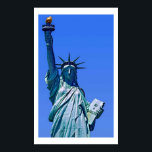Vrijheidsbeeld Pop Art Poster Print<br><div class="desc">New York City - United States National and City Symbol Statues,  Monuments and Buildings - Statue of Liberty Photo Artwork</div>