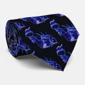 Vrijheidsbeeld Pop Art Stropdas (Opgerold)