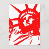 Vrijheidsbeeld Pop Art USA Symbol Briefkaart (Voorkant)