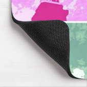 Vrijheidsbeeld Pop Art USA Symbol Muismat (Hoek)