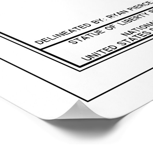 Vrijheidsbeeld Poster (Hoek)