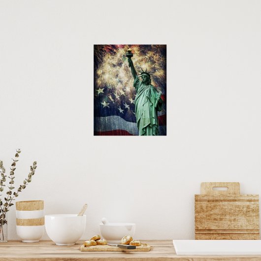 Vrijheidsbeeld Poster (Keuken)