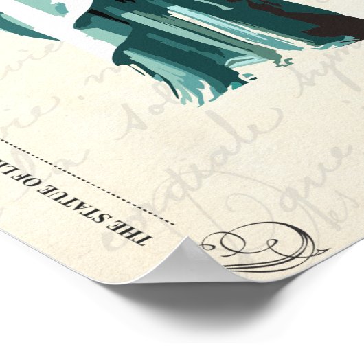 Vrijheidsbeeld Poster (Hoek)