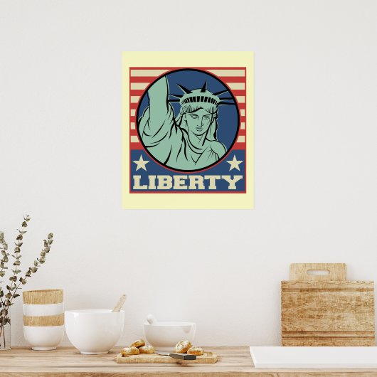 Vrijheidsbeeld poster (Keuken)