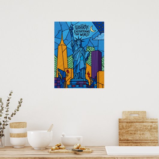 VRIJHEIDSBEELD POSTER (Keuken)