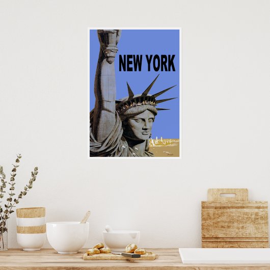 Vrijheidsbeeld Poster (Keuken)