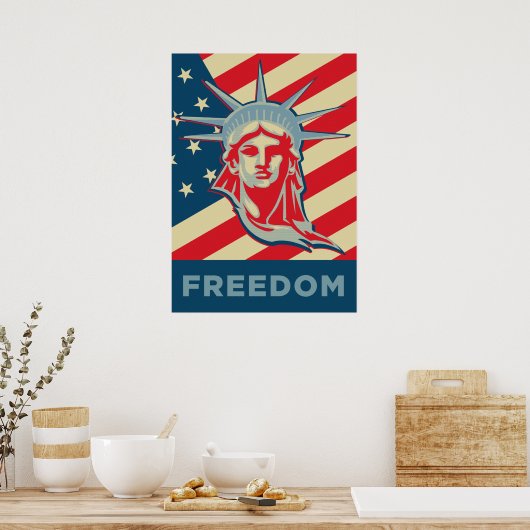 Vrijheidsbeeld Poster (Keuken)