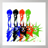 Vrijheidsbeeld poster (Voorkant)