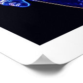 Vrijheidsbeeld Poster Afdrukken met witte grenzen (Hoek)