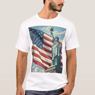 Vrijheidsbeeld Pride unisex T-shirt