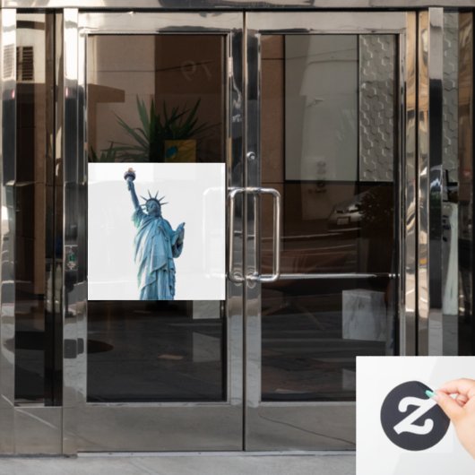 Vrijheidsbeeld Raamsticker (Kantoordeur)