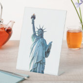 Vrijheidsbeeld Reclamebord Met Voetstuk (Insitu)