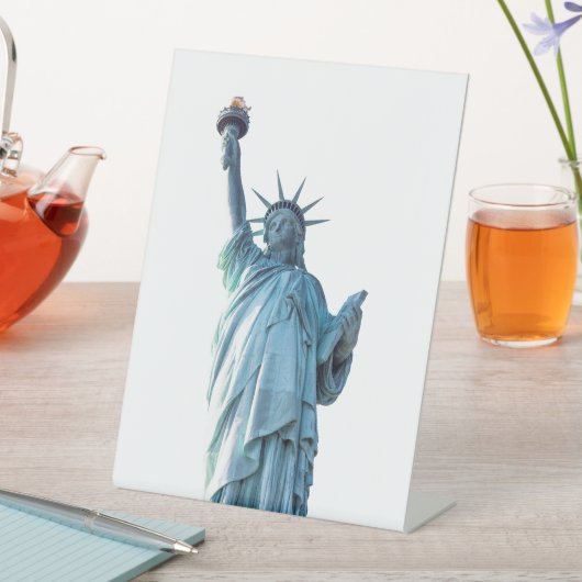 Vrijheidsbeeld Reclamebord Met Voetstuk (Insitu)