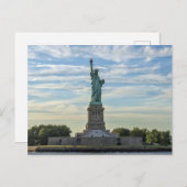 Vrijheidsbeeld, rivier Hudson, New York Feestdagenkaart (Voorkant / Achterkant)