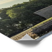 Vrijheidsbeeld, rivier Hudson, New York Poster (Hoek)