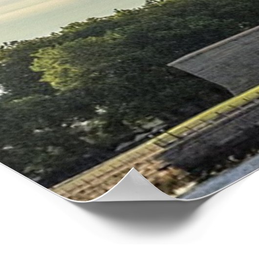 Vrijheidsbeeld, rivier Hudson, New York Poster (Hoek)