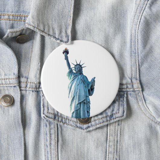Vrijheidsbeeld Ronde Button 4,0 Cm (In situ)