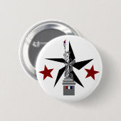 vrijheidsbeeld ronde button 5,7 cm (Voorkant /achterkant)