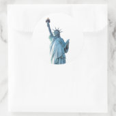 Vrijheidsbeeld Ronde Sticker (Tas)