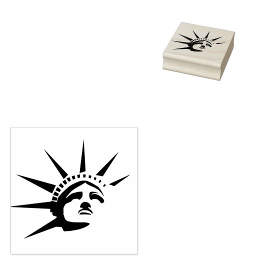 Vrijheidsbeeld Rubberstempel (Gestempeld)