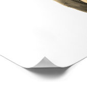 Vrijheidsbeeld Sepia Rood Wit Poster (Hoek)