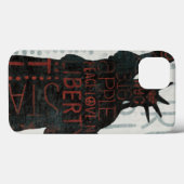 Vrijheidsbeeld Silhouette Case-Mate iPhone Case (Achterkant (horizontaal))