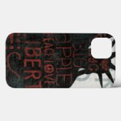 Vrijheidsbeeld Silhouette Case-Mate iPhone Case (Achterkant (horizontaal))