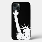 Vrijheidsbeeld Silhouette Case-Mate iPhone Case (Achterkant)