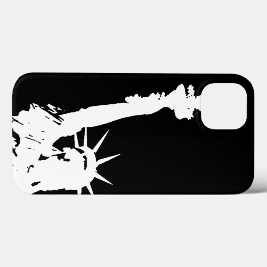 Vrijheidsbeeld Silhouette Case-Mate iPhone Case (Achterkant (horizontaal))