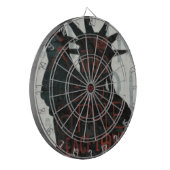 Vrijheidsbeeld Silhouette Dartbord (Voorkant Links)