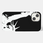 Vrijheidsbeeld Silhouette iPhone Hoesje (Achterkant horizontaal)