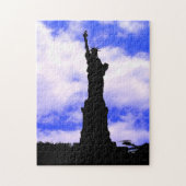 Vrijheidsbeeld Silhouette Legpuzzel (Verticaal)