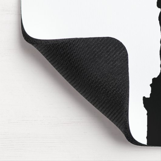 Vrijheidsbeeld Silhouette Muismat (Hoek)