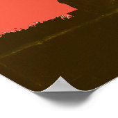 Vrijheidsbeeld Silhouette Pop Art Poster (Hoek)